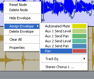 Step 21 - You can then assign the automation envelope with any parameter of the track